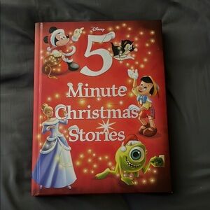 Disney Red 5 Minute Christmas Stories Book